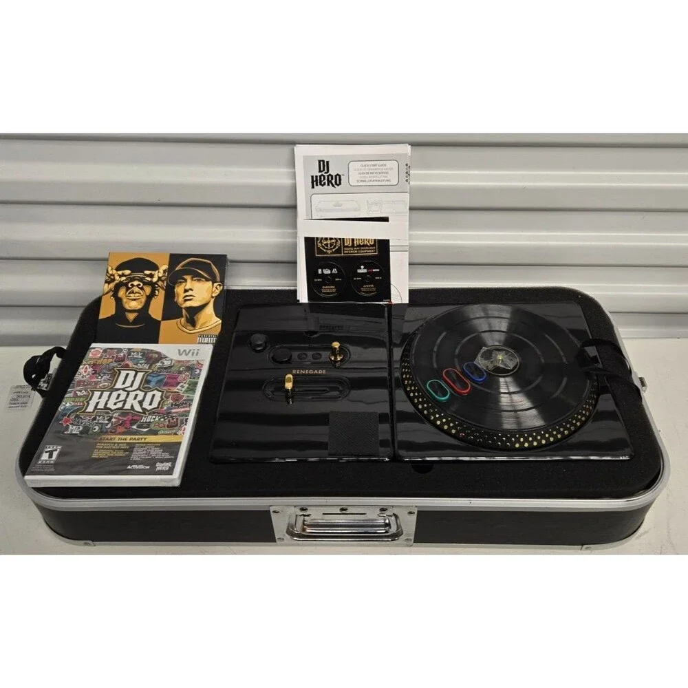 DJ Hero Renegade Edition Feat Jay-Z & Eminem for Nintendo Wii **Open Box** 96031